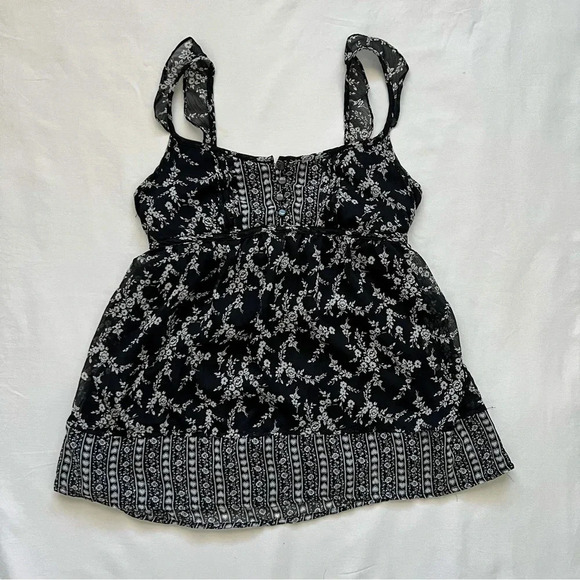 Y2K Forever 21 Babydoll Tank Top - Picture 2 of 7